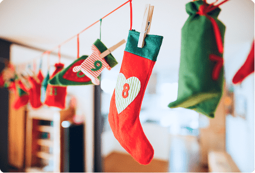 クリスマスパーティーの写真