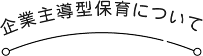 企業主導型保育園について